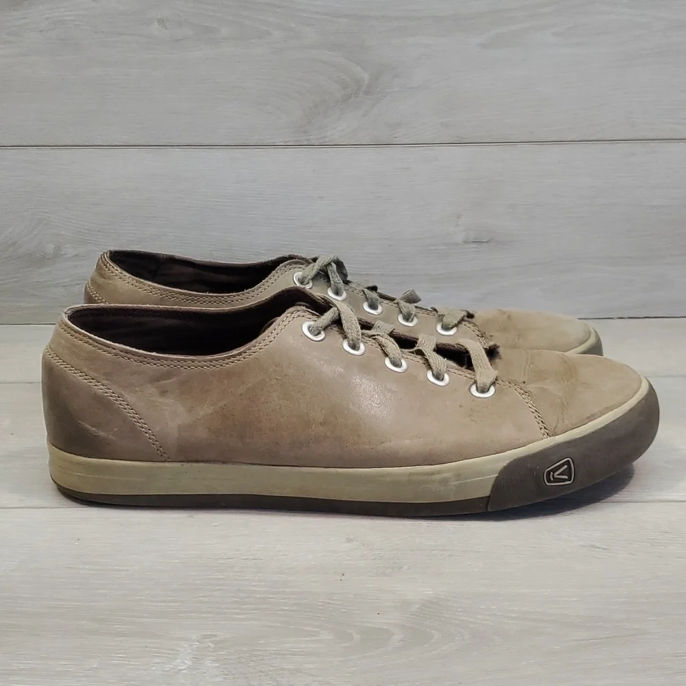 Keen Mens Timmons Leather Comfort Low Top Sneakers shoes sz 11.5